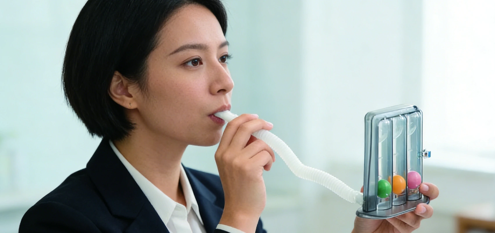 Como realizar um teste de espirometria de incentivo?