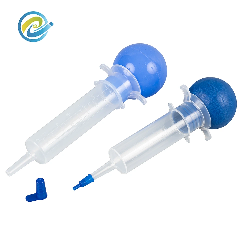 Seringa de irrigação descartável médica